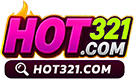 HOT321.COM logo — slot online Malaysia pink purple gradient
